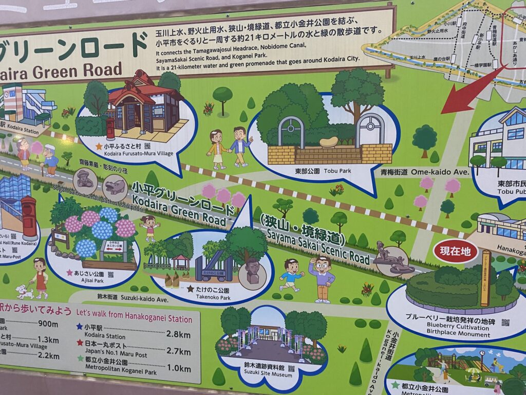 Sayama Sakai Scenic Road Kodaira City Hanakoganei